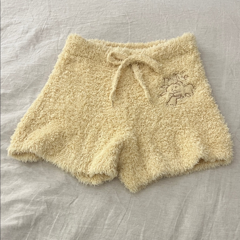 GELATO PIQUE Pikachu Sleep Lounge Shorts Cozy Fuzzy Women Shorts